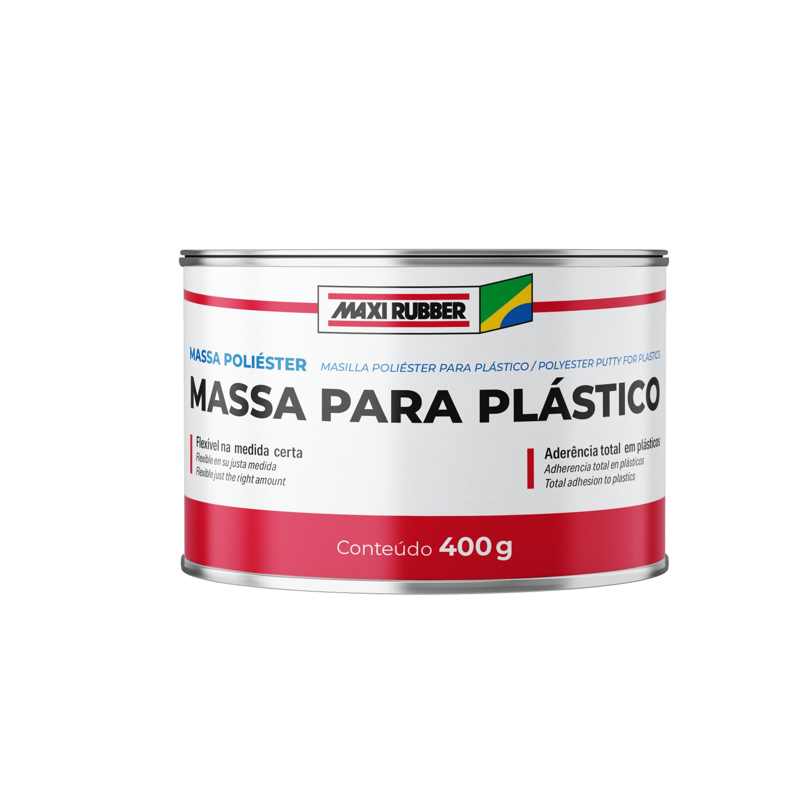 MASILLA POLIESTER P/PLASTICO x 400g – MAXI RUBBER