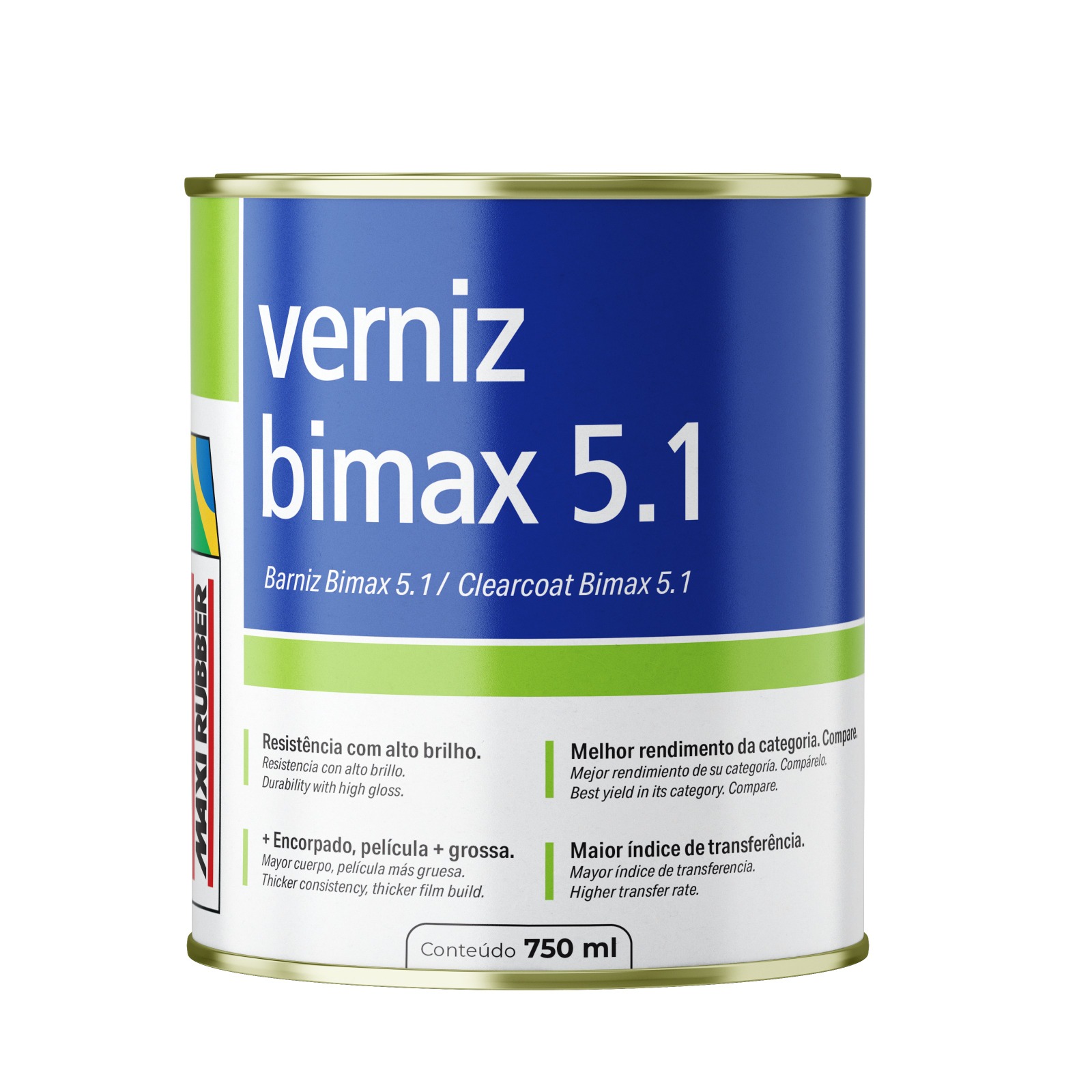 VERNIZ BIMAX  5.1 1/4 x 750ml – MAXI RUBBER