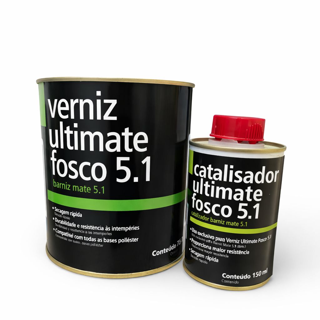KIT VERNIZ FOSCO 5.1 x 900ml – MAXI RUBBER